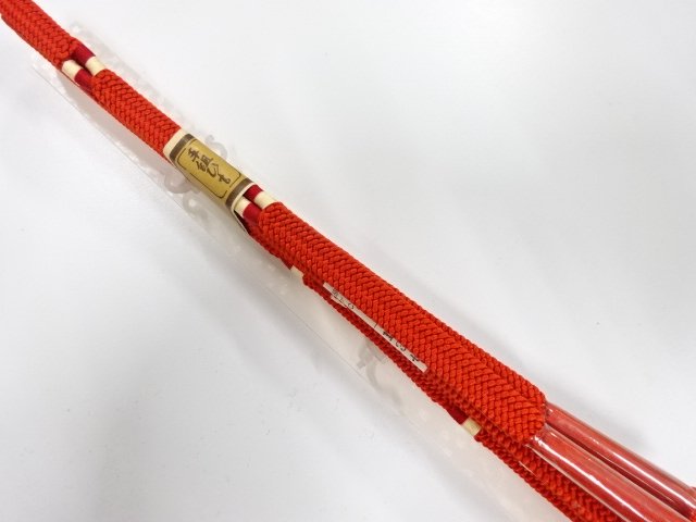 未使用品　正絹　手組帯締め